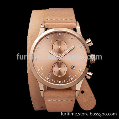 new design,2015 hot selling rose gold ladies watches